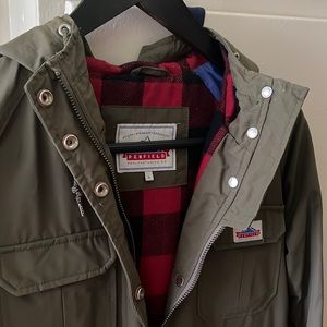 Penfield Army Green Raincoat